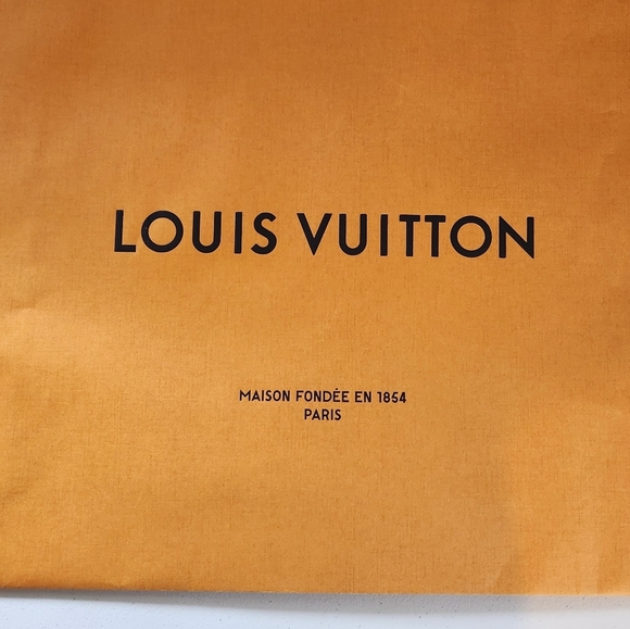 Louis Vuitton Large Empty Paper Gift Shopping Tote Bag 21"x19”x4.75” Decor - Picture 7 of 7